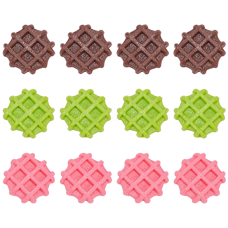 Olycraft 12Pcs 3 Colors PVC Waffle DIY-OC0009-63-1