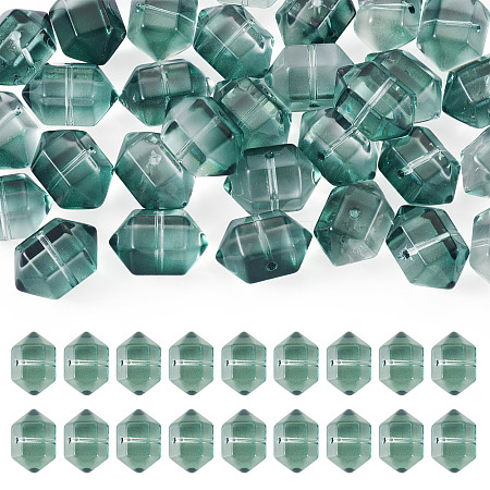 30Pcs Transparent Handmade Lampwork Beads LAMP-TADJ0001-12J-1