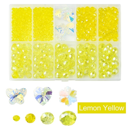 DIY Glass Beads & Charms Jewelry Making Finding Kit DIY-YW0008-98B-1