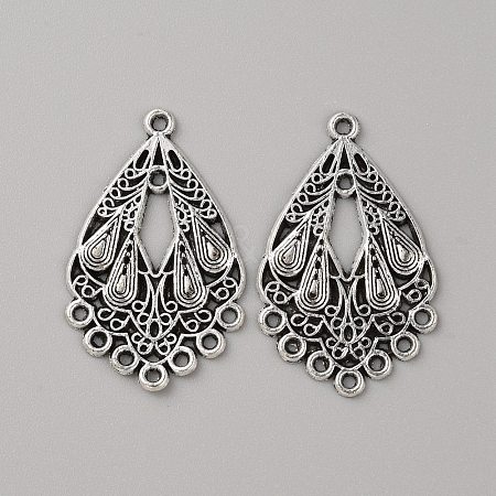 Tibetan Style Zinc Aolly Chandelier Component Links FIND-WH0152-305A-1