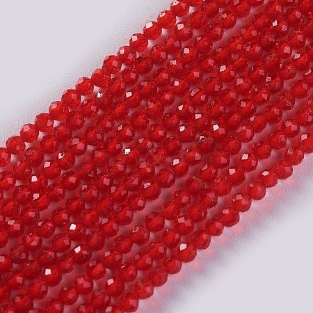 Glass Beads Strands EGLA-E057-02B-07-1