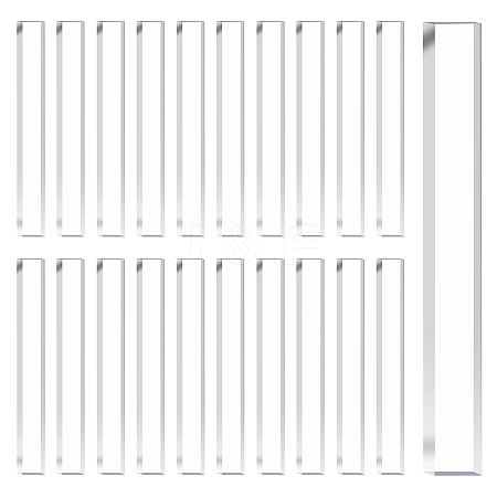 120Pcs Transparent Acrylic Sheets FIND-GA0007-20B-1