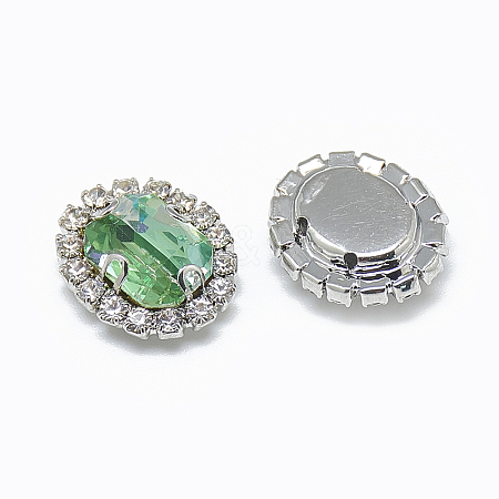 Sew on Rhinestone RGLA-T133-6x8-214LS-P-1