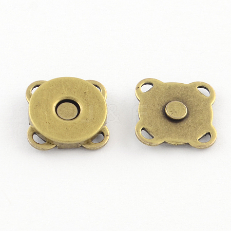 Iron Purse Snap Clasps IFIN-R203-70AB-1
