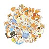 50Pcs 50 Styles Paper Corgi Dog Cartoon Stickers Sets STIC-P004-23G-2