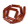 Dyed Natural Red Agate Beads Strands G-T144-30A-01-2