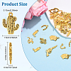 35Pcs 7 Styles Alloy Pendants FIND-YW0009-51-3