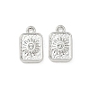 Alloy Rhinestone Pendants FIND-D044-08P-1