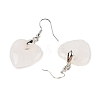 Natutal Quartz Crystal Dangle Earrings EJEW-F343-D06-3