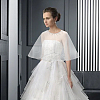 Polyester Gauze Bridal Shawl AJEW-WH0481-225-5