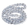 Electroplate Glass Beads Strands EGLA-Q128-07A-AB05-2