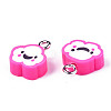 Handmade Polymer Clay Charms LS-CLAY-N006-37B-01G-3