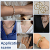 220Pcs 5 Styles Brass Spacer Beads KK-ME0002-98-5