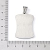 304 Stainless Steel Pendants STAS-O008-01J-3