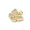 Brass Micro Pave Cubic Zirconia Pendants KK-Q068-09C-G-2