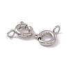 Non-Tarnish 201 Stainless Steel Spring Ring Clasps STAS-J401-LD022-6-2