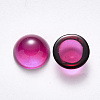 Transparent Spray Painted Glass Cabochons LS-GLAA-S190-013B-B03-2