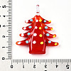 Handmade Lampwork Pendants LAMP-T023-12-4