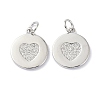 Brass Cubic Zirconia Pendants ZIRC-C022-41P-1
