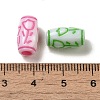 Opaque Acrylic Beads OACR-E039-02B-3