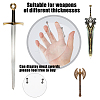 Wall-mounted Acrylic Sword Display Easels ODIS-WH0038-202A-3