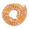 Electroplate Glass Beads Strands LS-EGLA-A034-T8mm-L23-3