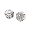Brass Micro Pave Clear Cubic Zirconia Beads KK-Z059-02P-2