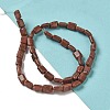 Natural Red Sesame Jasper Beads Strands G-G085-A14-01-2