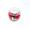 Resin Dried Flower Finger Rings for Women FS-WGEA7C0-05-1