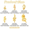 12Pcs 6 Styles Alloy Pendants FIND-FS0003-54-4