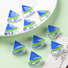 Transparent Enamel Acrylic Beads LS-TACR-S155-001K-6