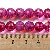 Baking Painted Glass Bead Strands GLAA-G116-02G-4