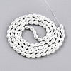Baking Paint Pearlized Glass Pearl Bead Strands X-HY-T002-01A-01-1