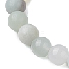8mm Round Natural Flower Amazonite & Imperial Jasper & Quartz & Dyed Crackle Agate Beaded Stretch Bracelets BJEW-TA00514-03-3