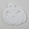Halloween DIY Jack-O-Lantern Pendant Silicone Molds X-DIY-P006-54-3
