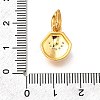 Brass Micro Pave Cubic Zirconia Pendants KK-S517-01D-G-3