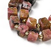 Natural Rhodonite Beads Strands G-G053-B11-01A-4