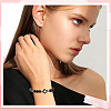20Pcs 2 Colors Glass Beads Enamel Beads BLOW-SC0001-02-4