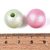 Luminous UV Plating Opaque Acrylic Beads OACR-Q204-16MM-01-5