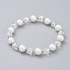 Glass Beads Stretch Bracelets BJEW-JB04757-2