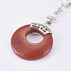 Natural Red Jasper Keychain KEYC-P041-D25-3