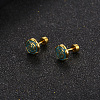 Rose Flower 304 Stainless Steel Enamel Cartilage Earrings WG8C3AE-03-1