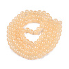 Baking Painted Imitation Jade Glass Beads Strands DGLA-T004-8mm-A01-2