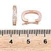 925 Sterling Silver Twister Clasps STER-E056-026RG-A-3
