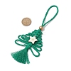 Cotton Christmas Trees Pendant Decoration HJEW-JM03830-02-3