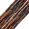 Olycraft 2 Strands Natural Tiger Eye Stone Beads Strands G-OC0004-89-1