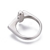 Tarnish Resistant 304 Stainless Steel Finger Rings RJEW-O032-12P-18mm-3