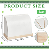 PU Imitation Leather Necklace Stands NDIS-WH0006-19A-2
