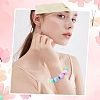 50Pcs Opaque Acrylic Beads MACR-SC0002-34-4