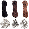 DIY Faux Suede Cord Necklaces/Bracelets Making Kits KK-SP0004-01-1